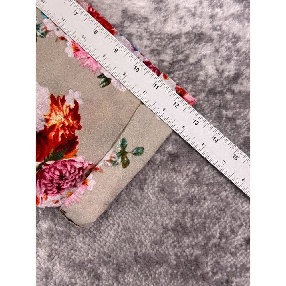 Alembika Dress 2 Womens Floral Short Sleeve Fit And Flare Mini Tunic